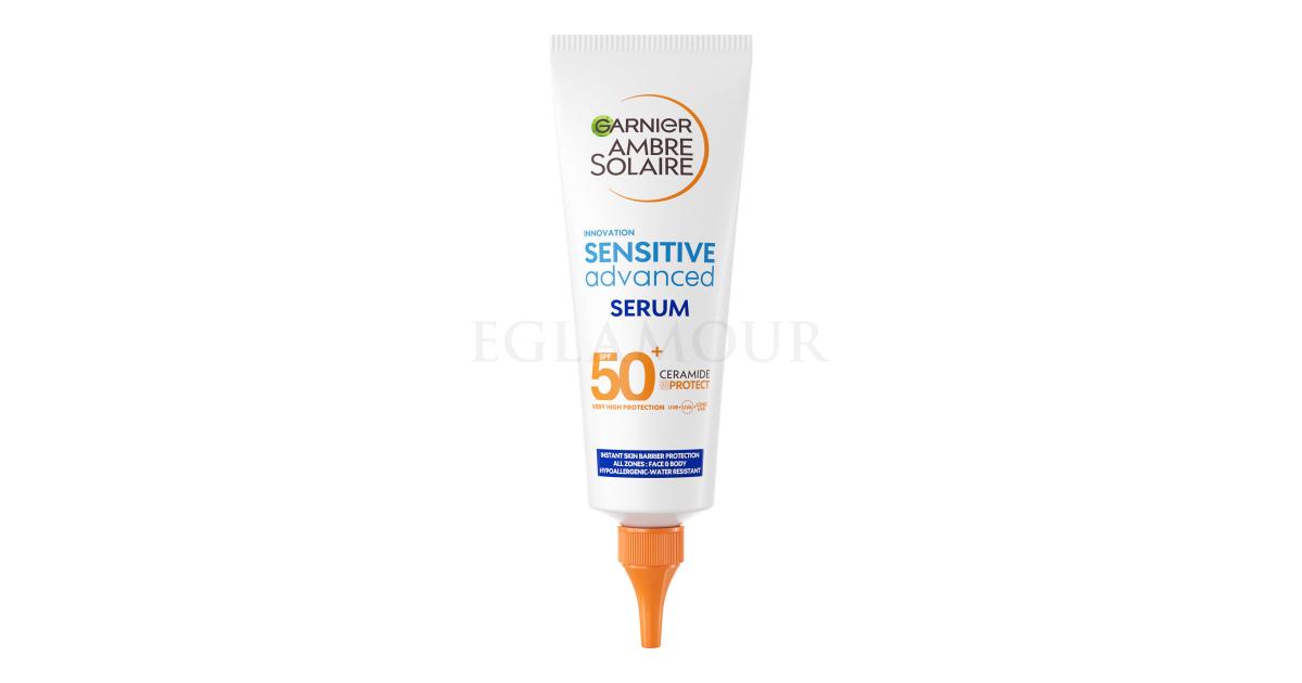 Sonnenschutz SPF50+ ml Serum Solaire Garnier 125 Sensitive Ambre Advanced