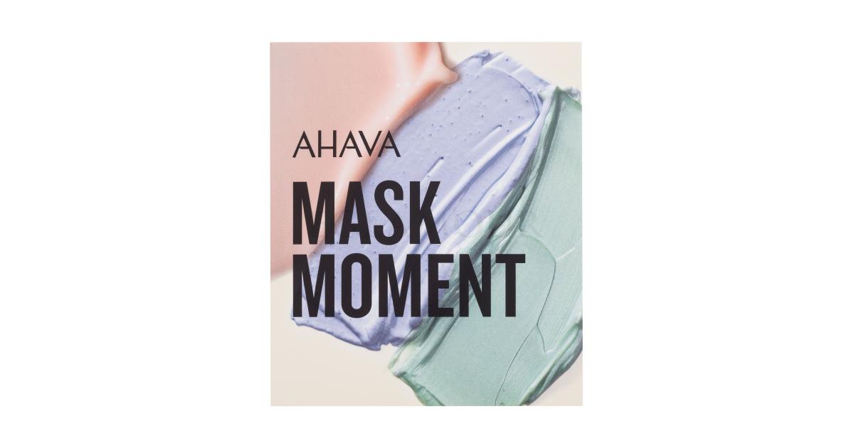 AHAVA Mask Moment Hydrating + Peel-Off Brightening Purifying Smooth Mask ml ml Mask + Algae 6 ml 6 Mud Mineral Clearing & Mineral Mask Mud 8 & + Dunaliella Geschenkset Refresh Mud