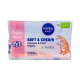Nivea Baby Soft & Cream Cleanse & Care Wipes Reinigungstücher für Kinder 2x57 St.
