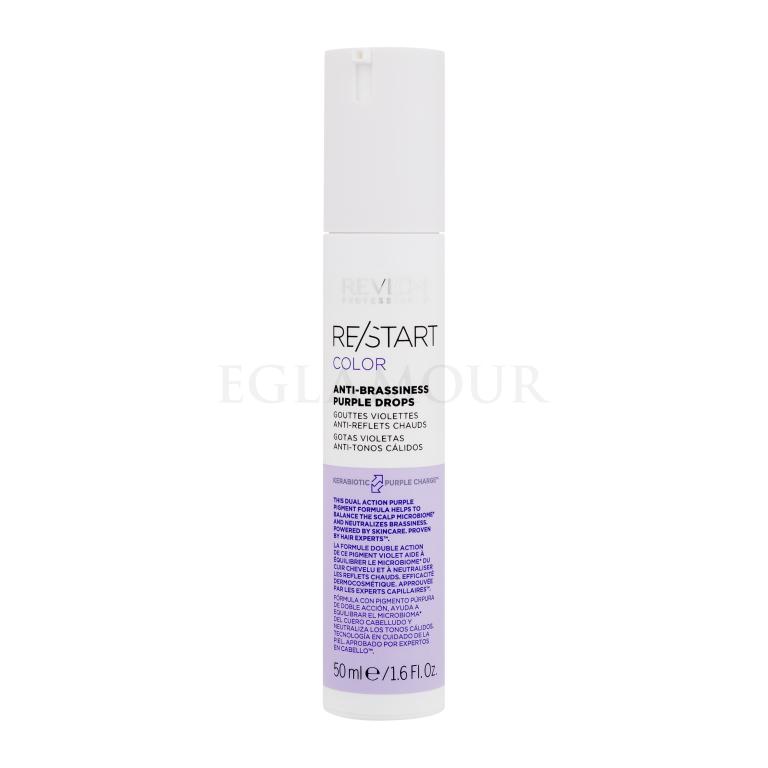 Anti-Brassiness 50 Revlon Frauen für Purple Haarserum Professional Drops Re/Start Color ml