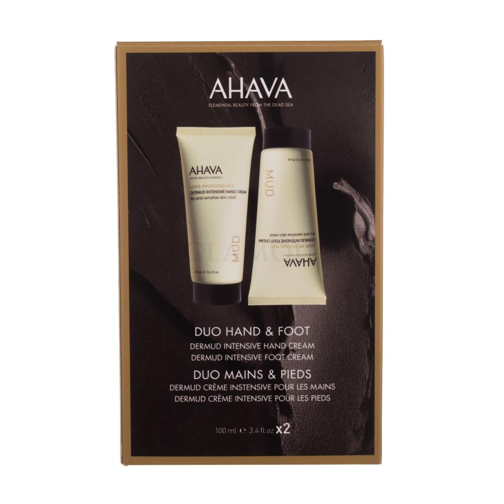 Hand AHAVA Cream Deadsea Leave-On ml Foot Deadsea Geschenkset Leave-On ml Mud Fußcreme Mud Duo Mud + Cream Deadsea Handcreme 100 100
